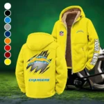 LA Squad Winter Fleece Jacket, Cross-Training Thermal Zip HVN1439LC - Yellow