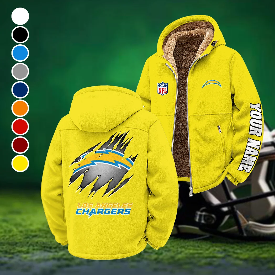 LA Squad Winter Fleece Jacket, Cross-Training Thermal Zip HVN1439LC - Yellow