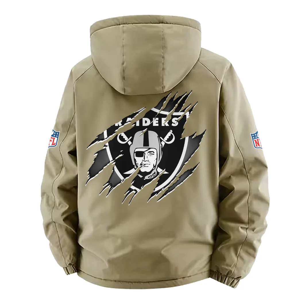 Black Pride Fleece Windbreaker Jacket, Cross-Training Wind Shell HVN1439LV - Khaki - Image 4