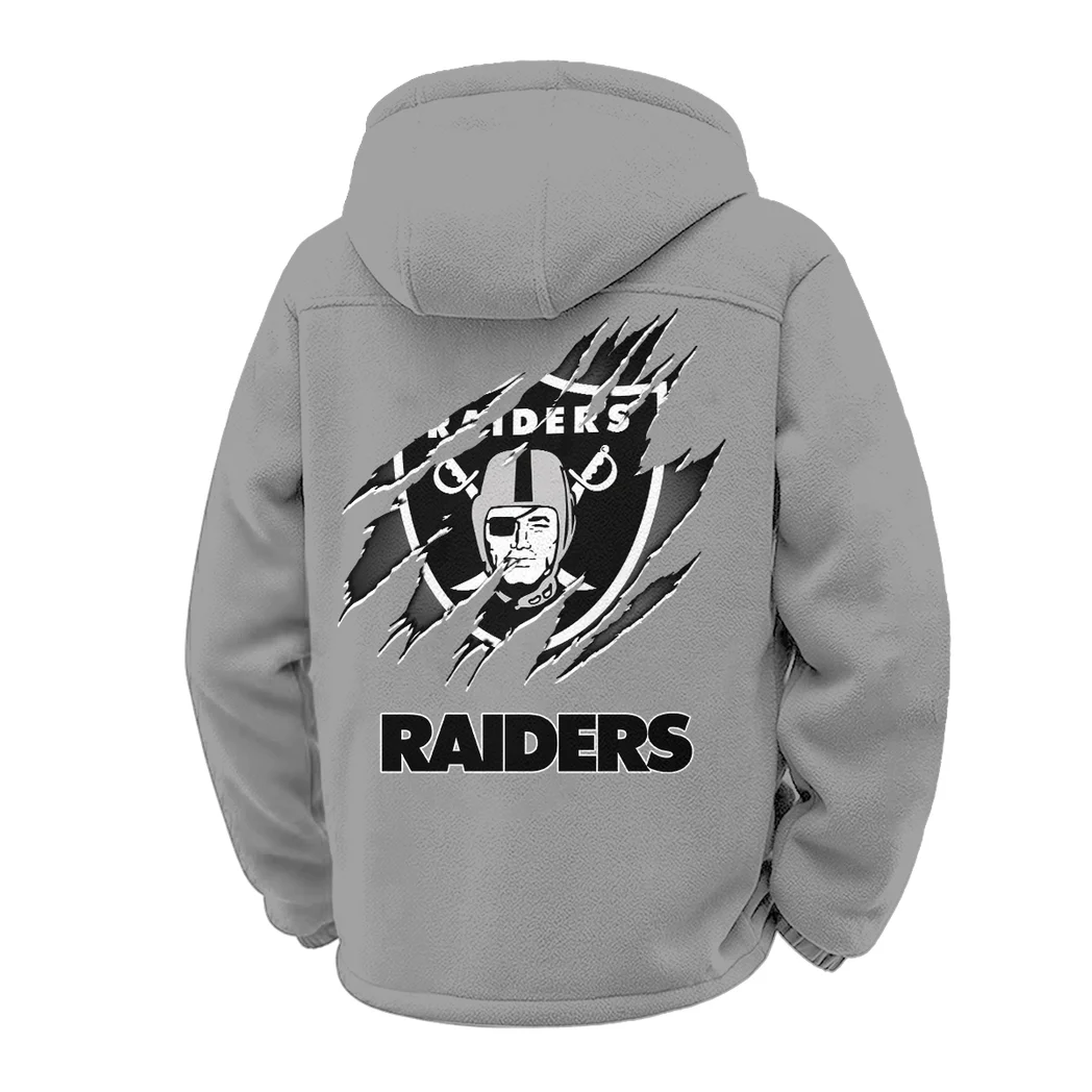 Black Pride Winter Fleece Jacket, Ski & Snowboard Mid-Layer HVN1439LV - Grey - Image 3