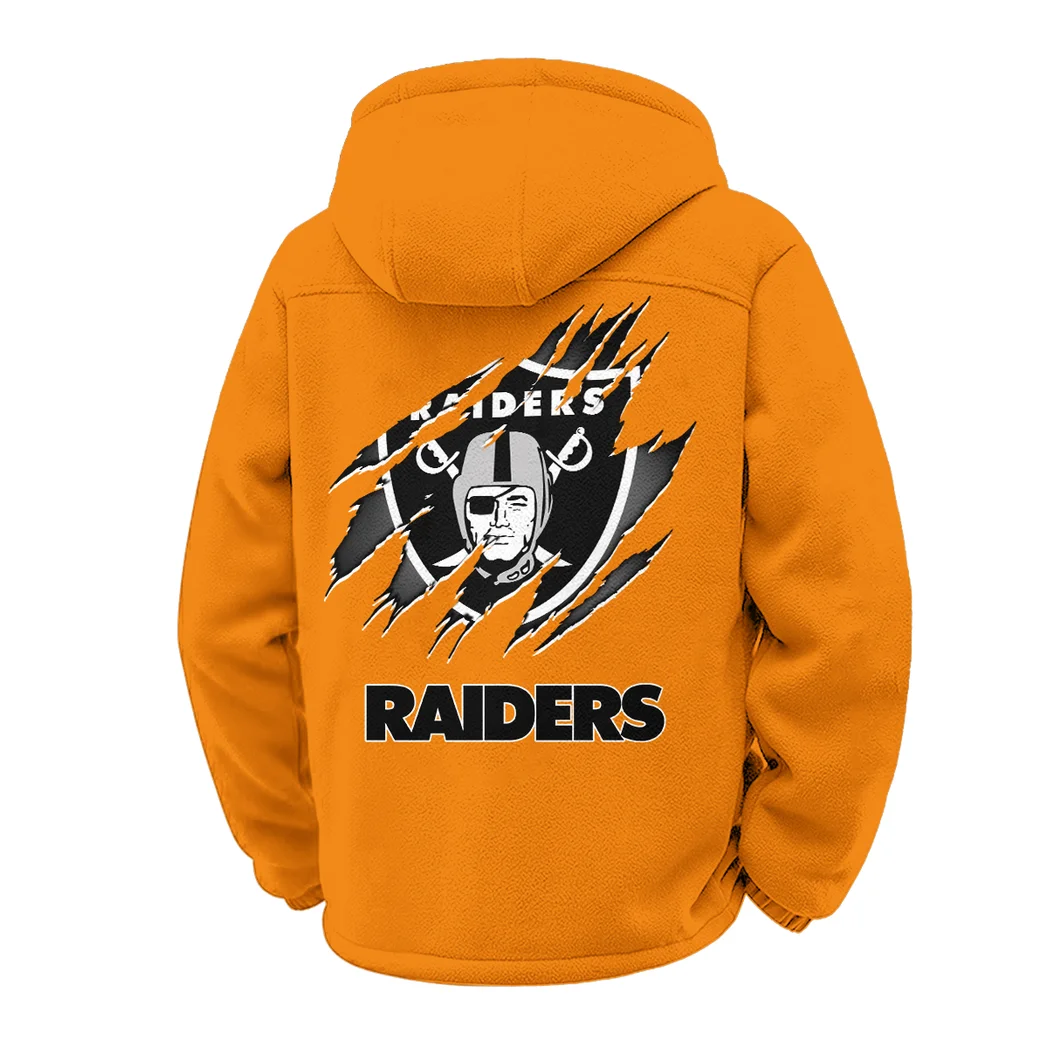 Black Pride Winter Fleece Jacket, Ski & Snowboard Mid-Layer HVN1439LV - Orange - Image 3