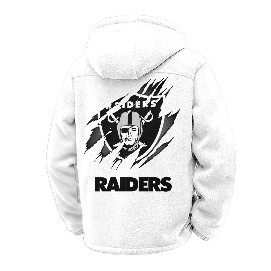 Black Pride Winter Fleece Jacket, Ski & Snowboard Mid-Layer HVN1439LV - White - Image 3