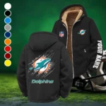 Football Aqua Crew Winter Fleece Jacket, Winter Endurance Jacket HVN1439MD - Black