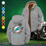 Football Aqua Crew Winter Fleece Jacket, Winter Endurance Jacket HVN1439MD - Grey