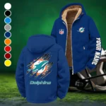 Football Aqua Crew Winter Fleece Jacket, Winter Endurance Jacket HVN1439MD - Navy