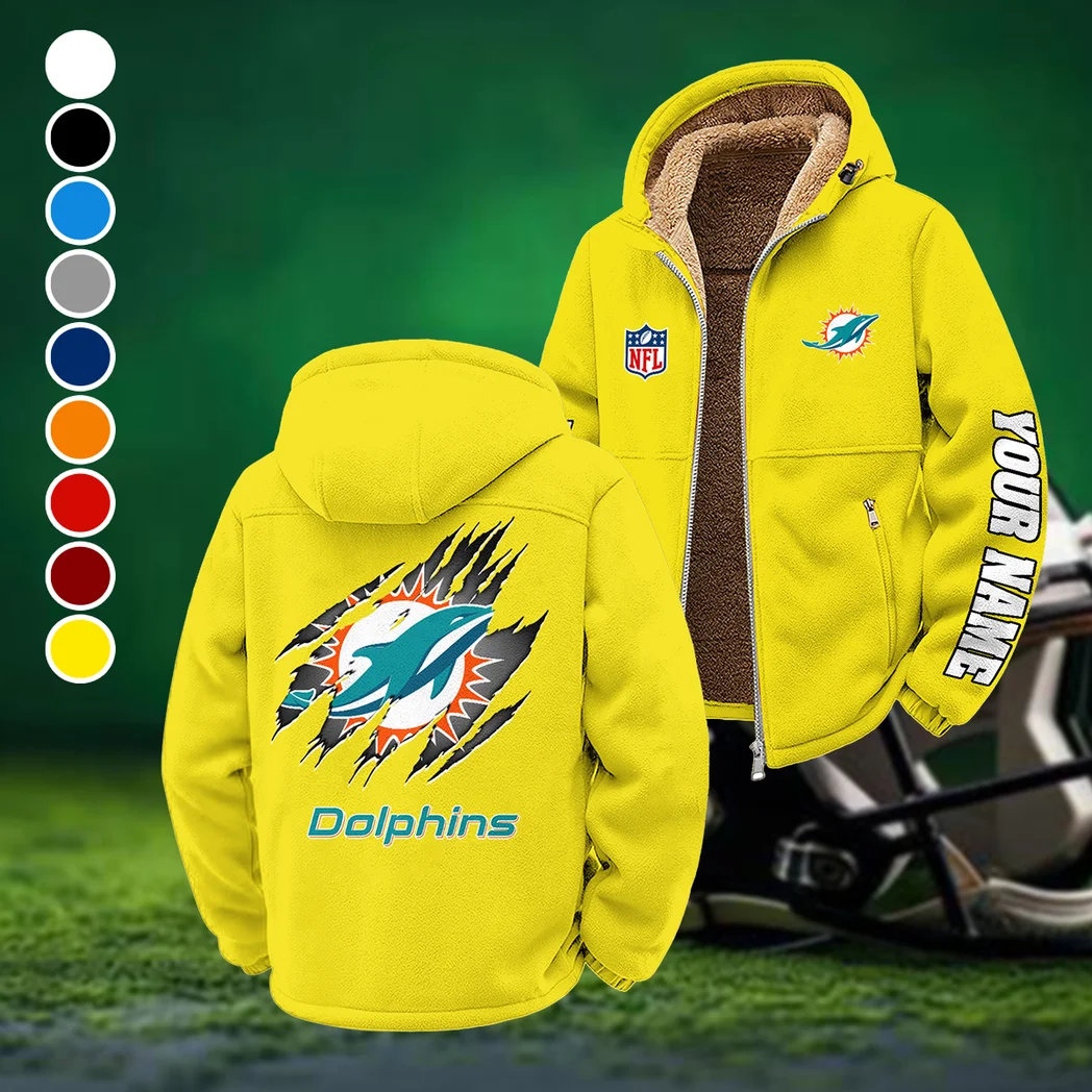 Football Aqua Crew Winter Fleece Jacket, Winter Endurance Jacket HVN1439MD - Yellow