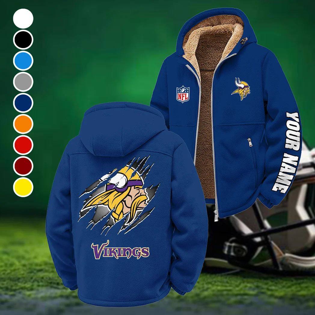 Midnight Giants Winter Fleece Jacket, Ultra-Soft Fleece Shell HVN1439MV - Navy