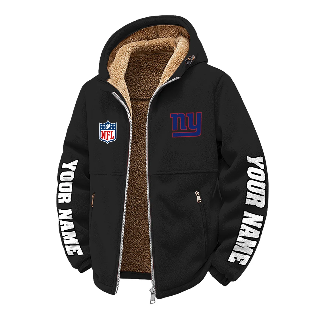 Midnight Steel Winter Fleece Jacket, Heavyweight Plush Fleece HVN1439NG - Black - Image 2