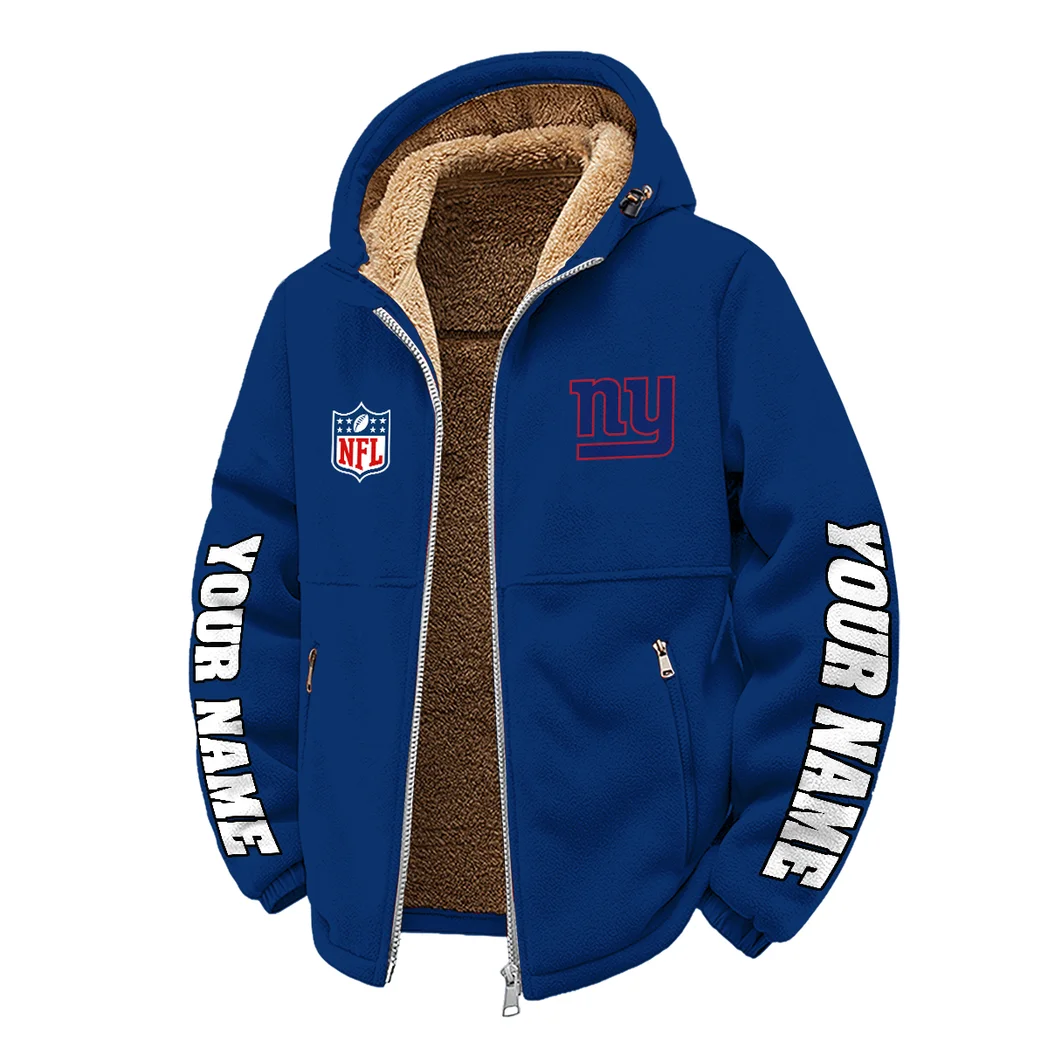Midnight Steel Winter Fleece Jacket, Heavyweight Plush Fleece HVN1439NG - Navy - Image 2