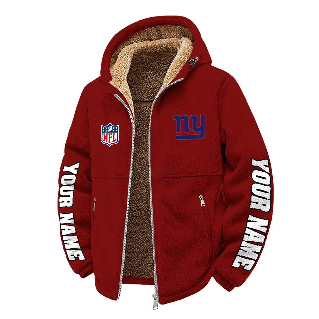 Midnight Steel Winter Fleece Jacket, Heavyweight Plush Fleece HVN1439NG - Wine - Image 2
