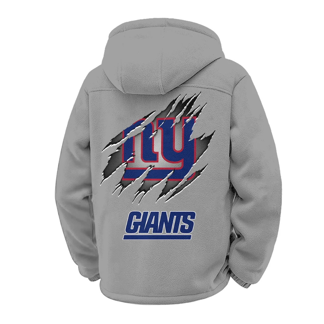Midnight Steel Winter Fleece Jacket, Heavyweight Plush Fleece HVN1439NG - Grey - Image 3