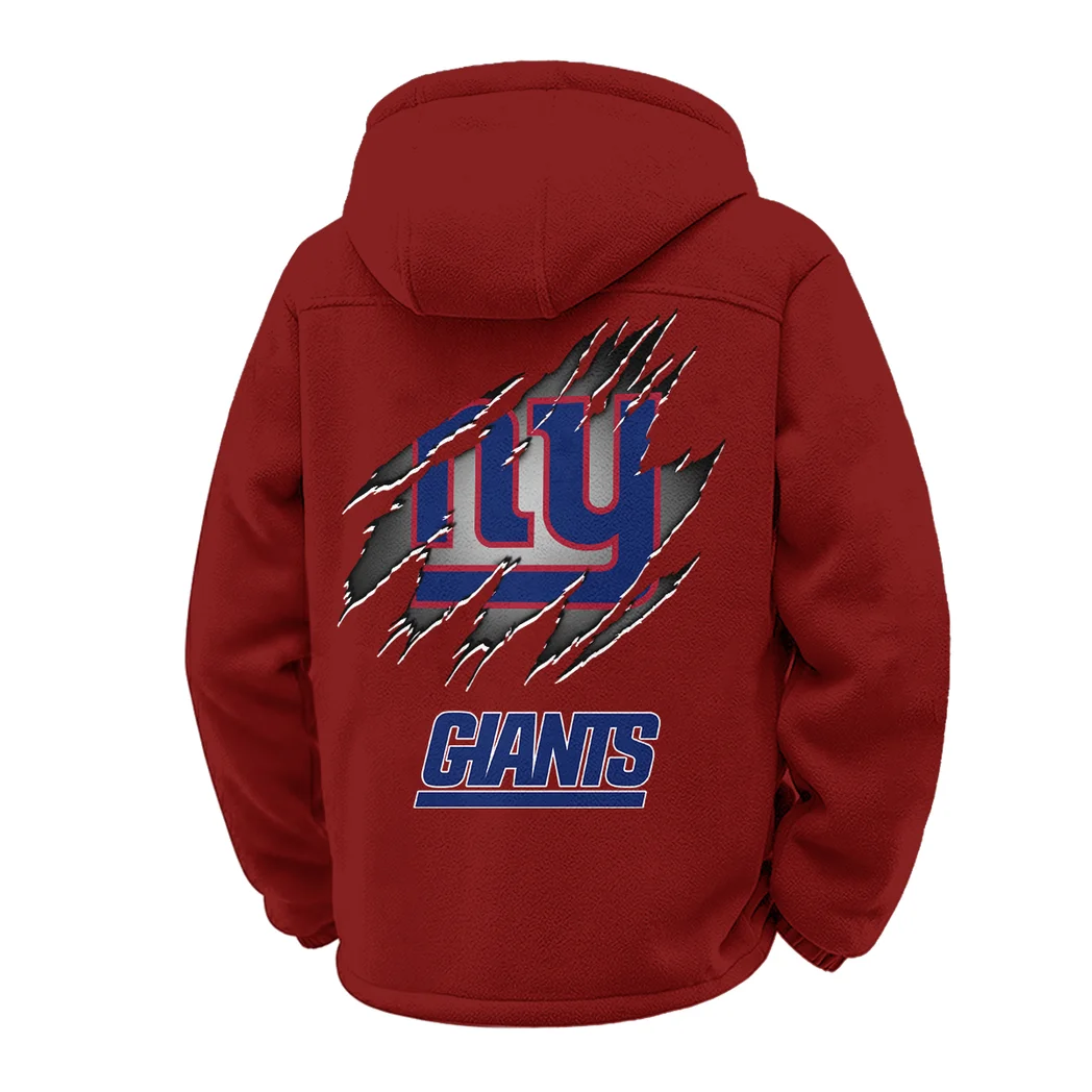 Midnight Steel Winter Fleece Jacket, Heavyweight Plush Fleece HVN1439NG - Wine - Image 3