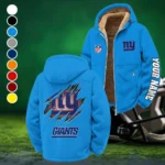 Midnight Steel Winter Fleece Jacket, Heavyweight Plush Fleece HVN1439NG - Cyan