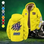 Midnight Steel Winter Fleece Jacket, Heavyweight Plush Fleece HVN1439NG - Yellow