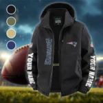 Match Day Squad Fleece Windbreaker Jacket, Luxe Fleece Exterior HVN1439NP - Black