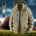 Match Day Squad Fleece Windbreaker Jacket, Luxe Fleece Exterior HVN1439NP - Khaki