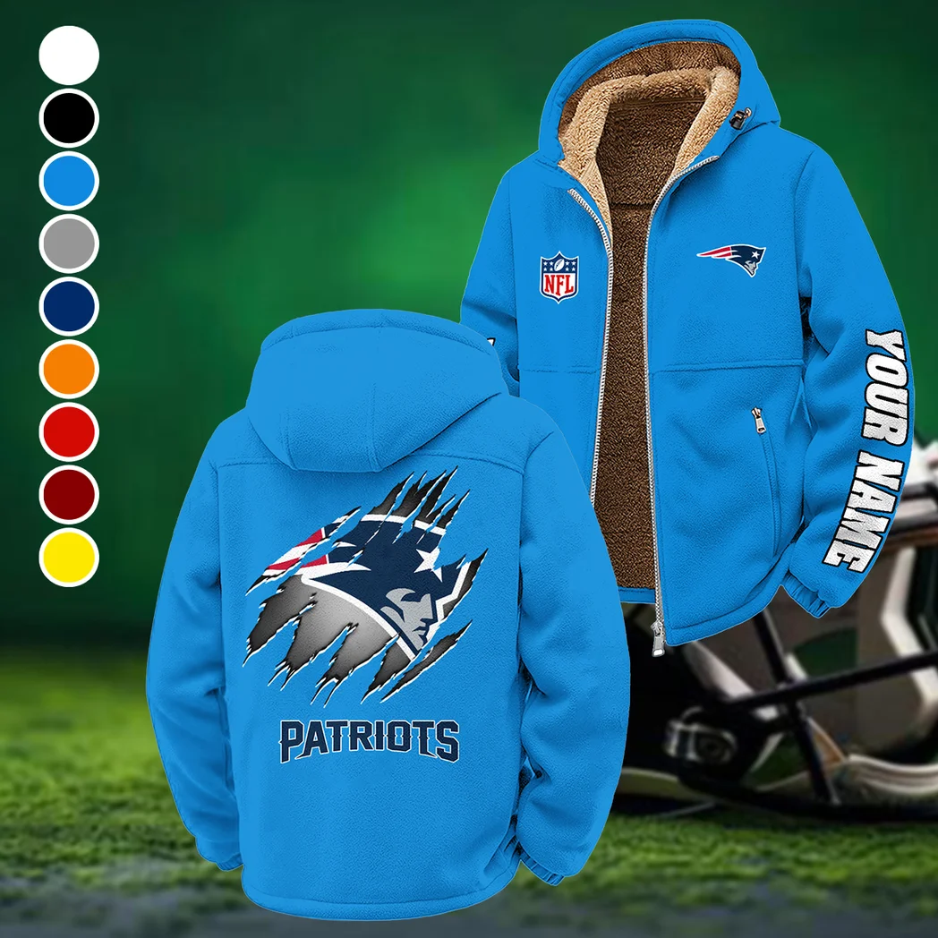 Match Day Squad Winter Fleece Jacket, Luxe Microfleece Pullover HVN1439NP - Cyan