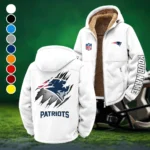Match Day Squad Winter Fleece Jacket, Luxe Microfleece Pullover HVN1439NP - White