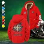 Midnight Talons Winter Fleece Jacket, Anti-Pill Thermal Fleece HVN1439NS - Red