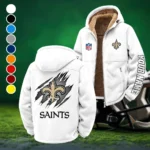 Midnight Talons Winter Fleece Jacket, Anti-Pill Thermal Fleece HVN1439NS - White