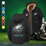 Victory Wings Winter Fleece Jacket, High-Density Comfort Fleece HVN1439PE - Black