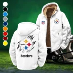 Iron Army Winter Fleece Jacket, Warm Core Loft Fleece HVN1439PS - White
