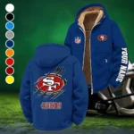 Victory Horns Winter Fleece Jacket, Breathable Winter Comfort HVN1439SF - Navy