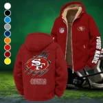 Victory Horns Winter Fleece Jacket, Breathable Winter Comfort HVN1439SF - Wine