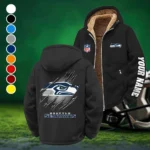 Blue Pride Winter Fleece Jacket, Premium Fleece Barrier HVN1439SS - Black