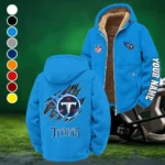 Scarlet Herd Winter Fleece Jacket, Ski & Snowboard Mid-Layer HVN1439TT - Cyan