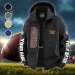 Red Pride Fleece Windbreaker Jacket, Outdoor Activity Defense HVN1439WC - Black