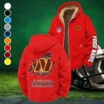 Red Pride Winter Fleece Jacket, Winter Endurance Jacket HVN1439WC - Red