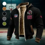 Fan Flight Crew Fleece-Lined Hooded Jacket, Endurance Sport Thermal Hoody HVN1440AC - Black