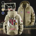 Fan Flight Crew Fleece Windbreaker Jacket, Thermal Wind-Stop Jacket HVN1440AC - Khaki