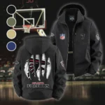 Sky Squad Fleece Windbreaker Jacket, Insulated Windbreaker Fleece HVN1440AF - Black