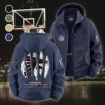 Sky Squad Fleece Windbreaker Jacket, Insulated Windbreaker Fleece HVN1440AF - Navy