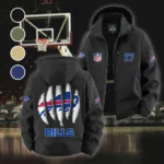 Blue Crew Fleece Windbreaker Jacket, All-Weather Fleece Shield HVN1440BB - Black