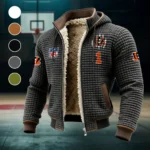 Fan Roar Squad Fleece-Lined Hooded Jacket, All-Mountain Hooded Fleece HVN1440CI - Grey