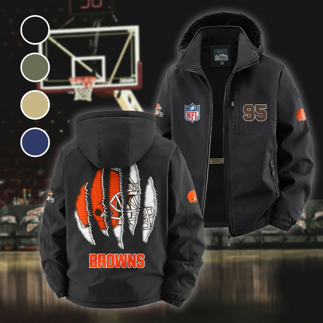 Fan Howl Squad Fleece Windbreaker Jacket, Essential Cold & Wind Barrier HVN1440CL - Black