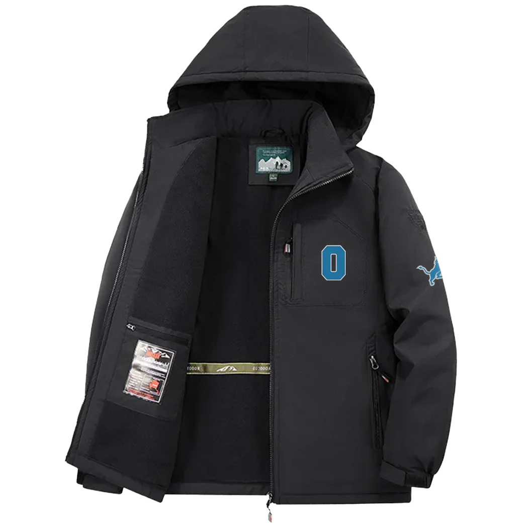 Blue Claws Fleece Windbreaker Jacket, Dynamic Trail Runner's Shell HVN1440DL - Black - Image 3