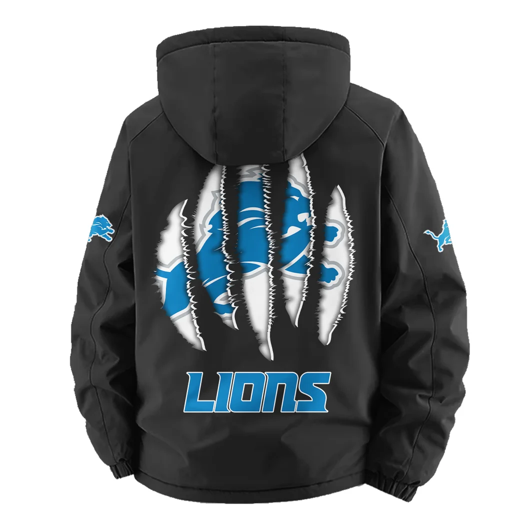 Blue Claws Fleece Windbreaker Jacket, Dynamic Trail Runner's Shell HVN1440DL - Black - Image 4