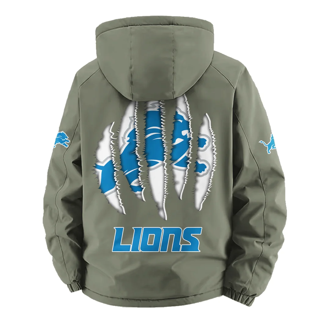 Blue Claws Fleece Windbreaker Jacket, Dynamic Trail Runner's Shell HVN1440DL - Green - Image 4