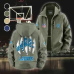 Blue Claws Fleece Windbreaker Jacket, Dynamic Trail Runner's Shell HVN1440DL - Green