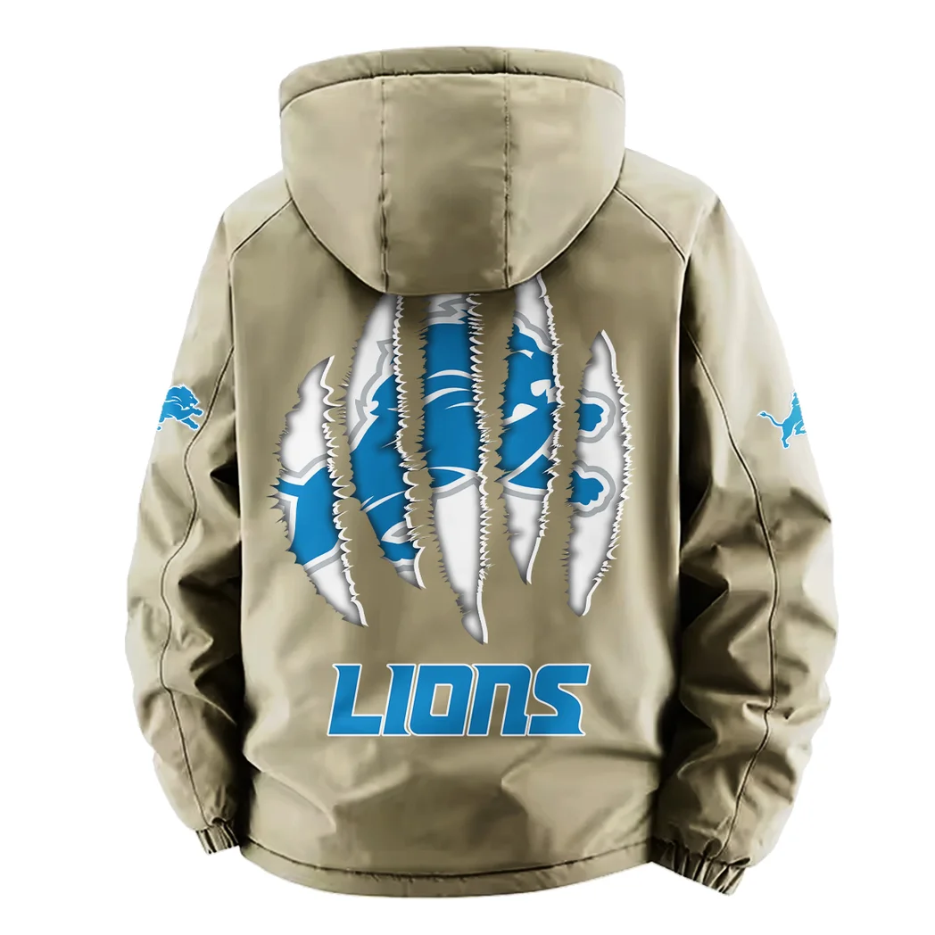 Blue Claws Fleece Windbreaker Jacket, Dynamic Trail Runner's Shell HVN1440DL - Khaki - Image 4