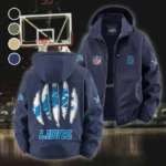 Blue Claws Fleece Windbreaker Jacket, Dynamic Trail Runner's Shell HVN1440DL - Navy