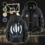 Blue Pride Fleece Windbreaker Jacket, Multi-Sport Weather Jacket HVN1440IC - Black
