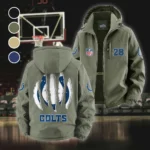 Blue Pride Fleece Windbreaker Jacket, Multi-Sport Weather Jacket HVN1440IC - Green