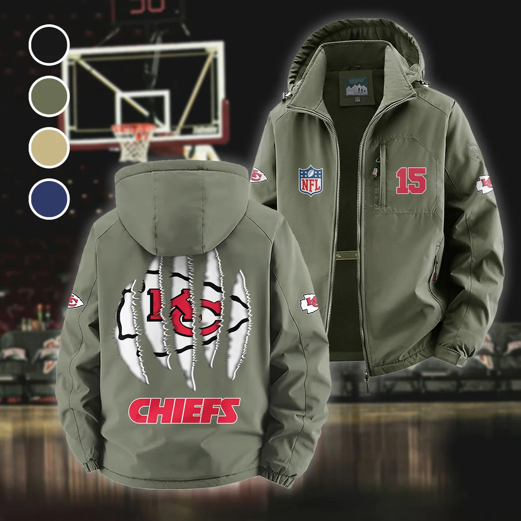 Midwestern Army Fleece Windbreaker Jacket, Cold-Air Cycling Shell HVN1440KC - Green