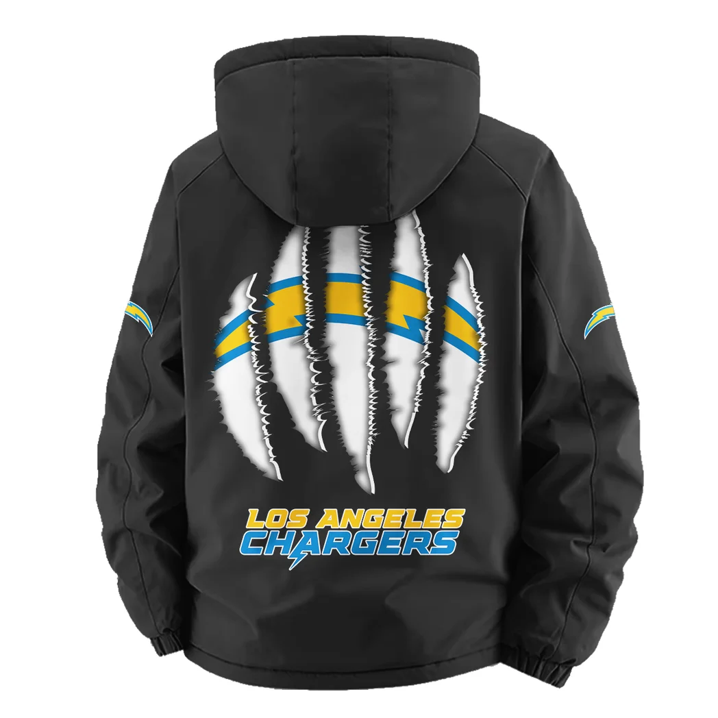 LA Squad Fleece Windbreaker Jacket, Mountain Ascent Windbreaker HVN1440LC - Black - Image 4
