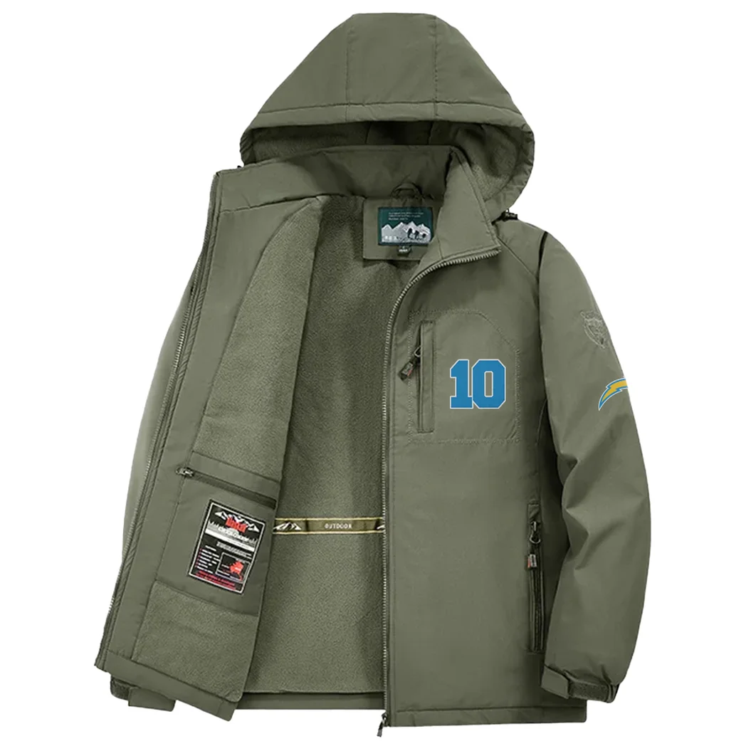 LA Squad Fleece Windbreaker Jacket, Mountain Ascent Windbreaker HVN1440LC - Green - Image 3